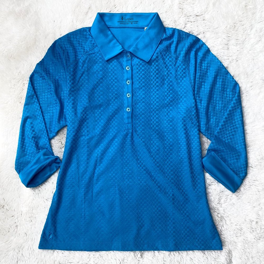 [NWT] Lopez Grace 3/4 Sleeve Golf Polo | Small